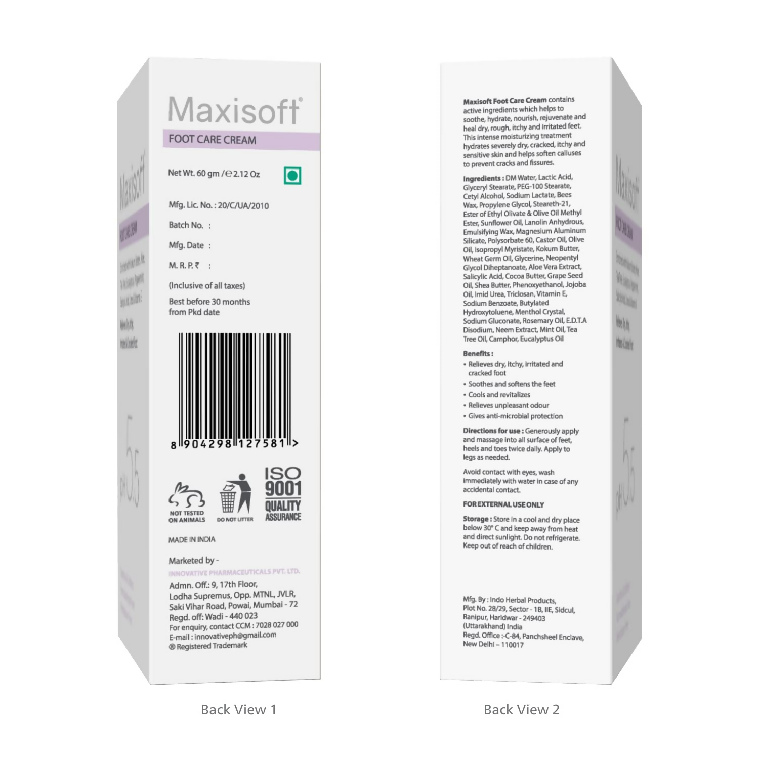 Maxisoft Foot Care Cream