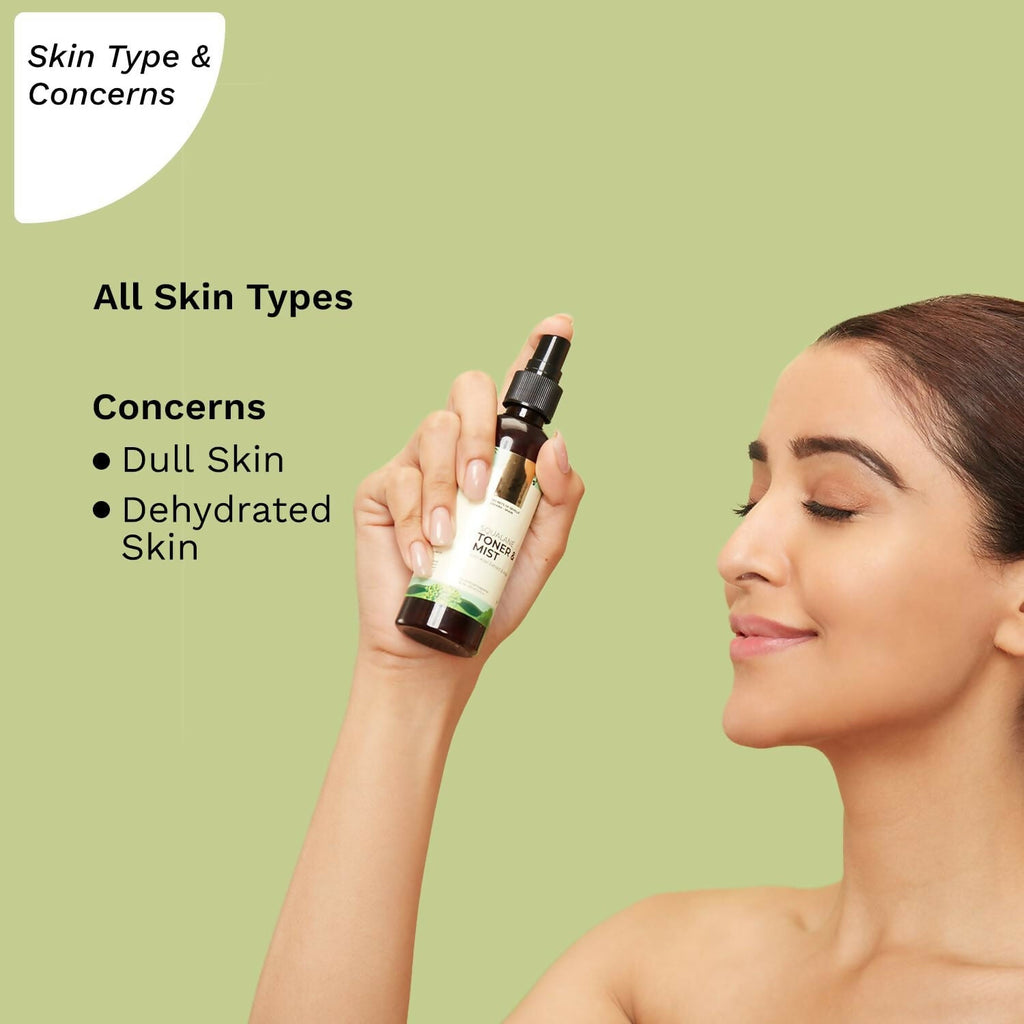 Pilgrim Spanish Face Toner For Glowing Skin, Refreshes & Hydrates Skin, Open Pores Tightening, Acne Prone Skin