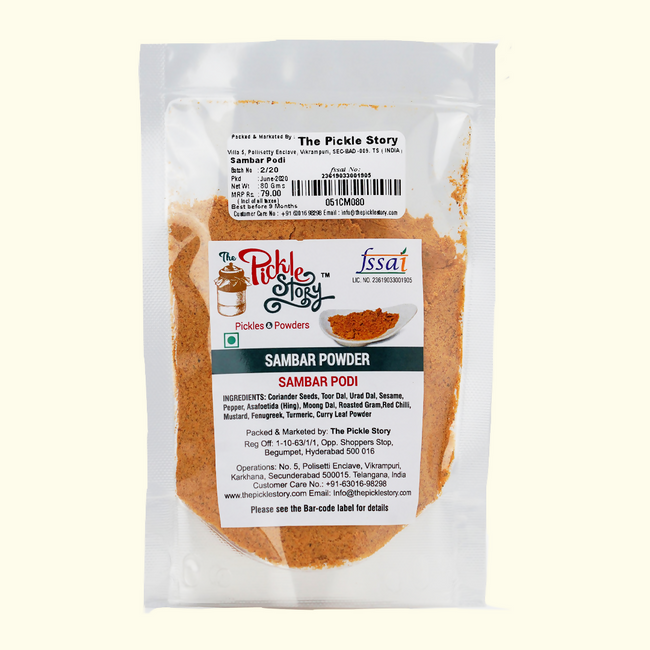 The Pickle Story Sambar Podi Main Image