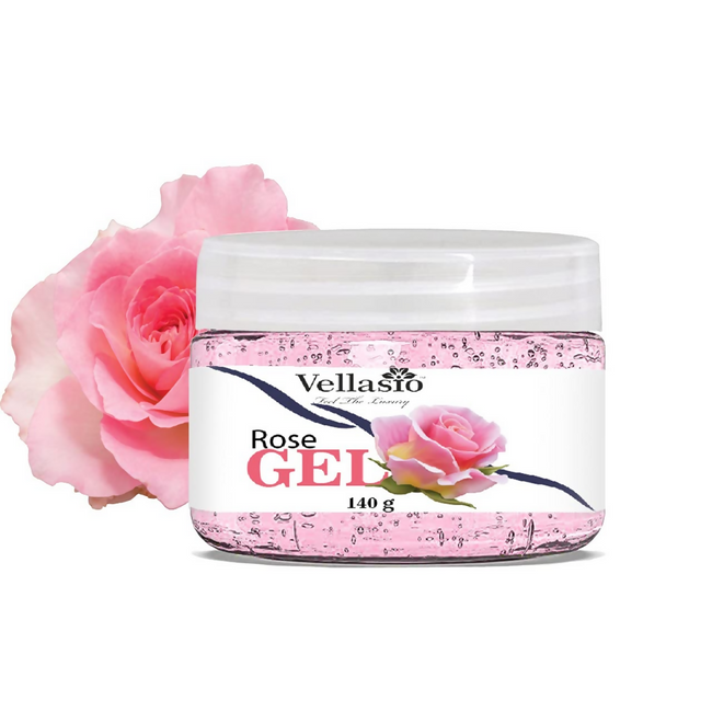 Vellasio Herbal Natural Rose & Aloevera Facial Massage Gel Hover Image