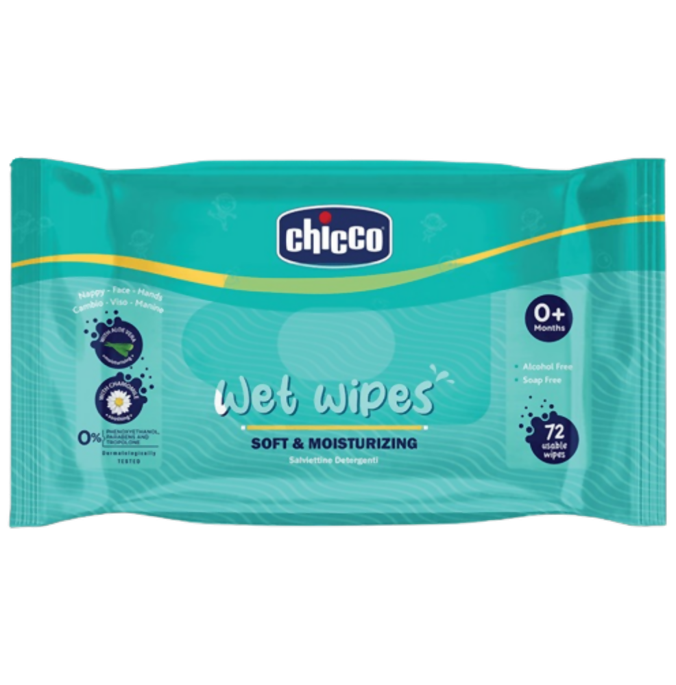 Chicco Wet Wipes Soft & Moisturizing