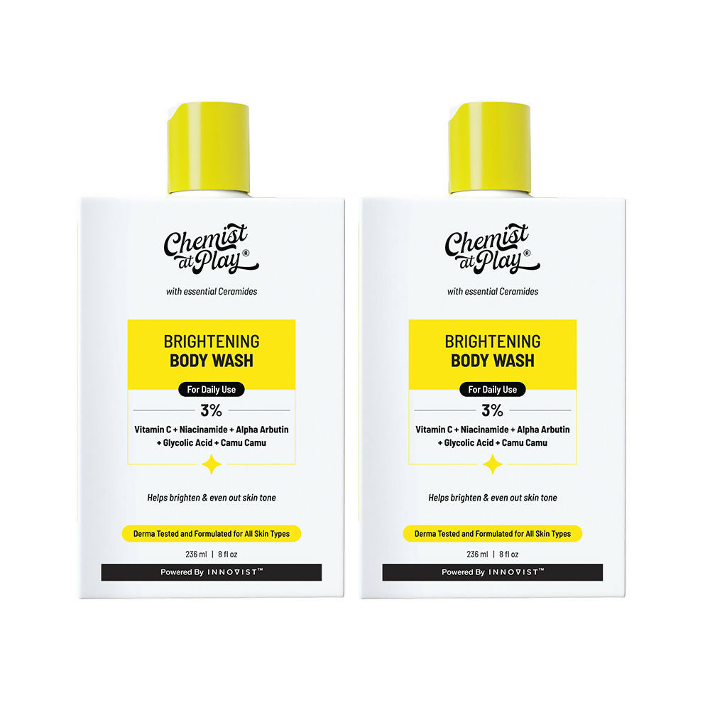 Chemist At Play Brightening Body Wash for Reduces Fades Dark Spots, Evens out Skin Tone Vitamin C with Camu Camu