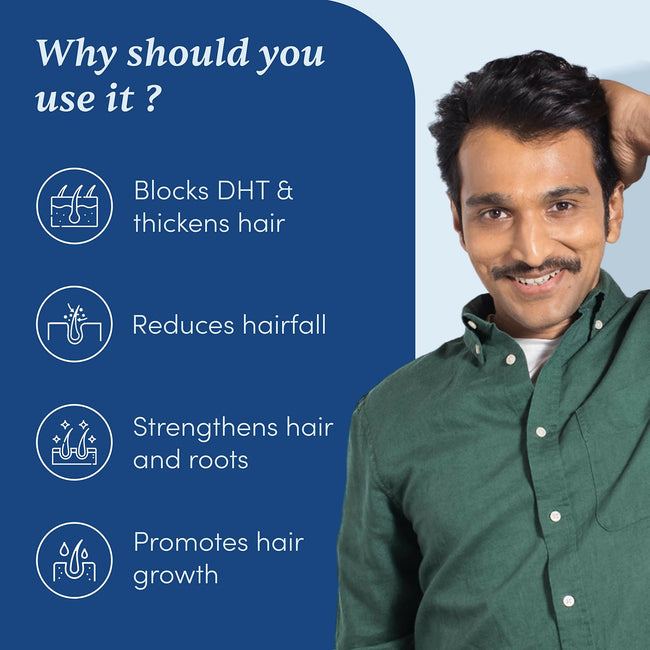 Man Matters Hair Growth Combo - Biotin Hair Gummies & Advanced Hair Serum Main Image