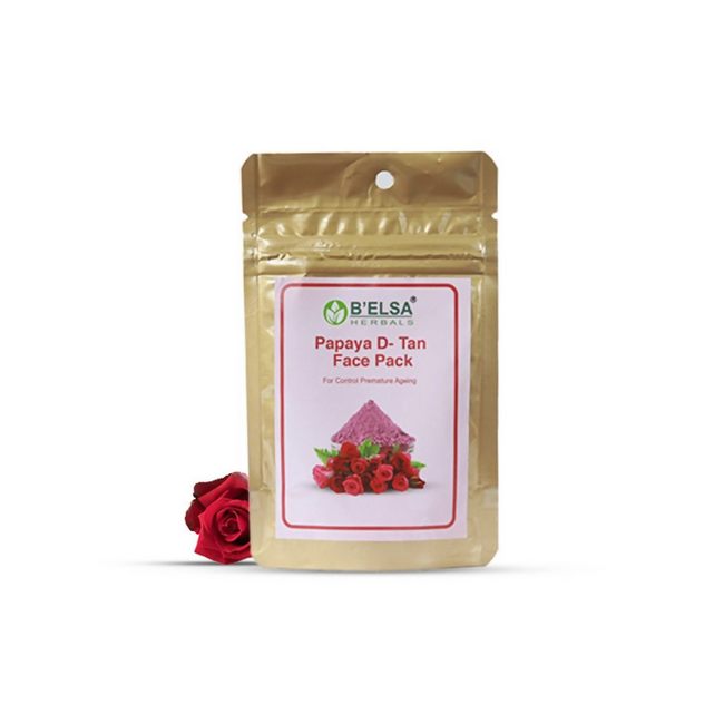 Belsa Herbals Organic Premature Aging Control Rose Face Pack Main Image