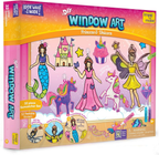 Imagimake Window Art Princess & Unicorn Suncatcher Kit Unicorn Toys for Girls Age 5-8 Craft Kits