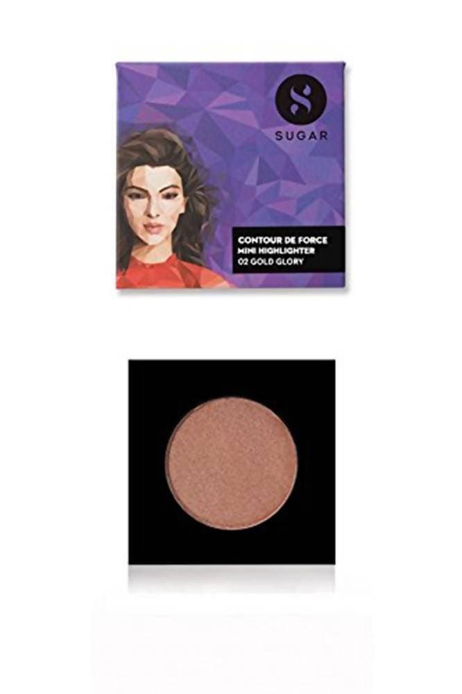 Sugar Cosmetics Contour De Force Mini Highlighter - 02 Gold Glory