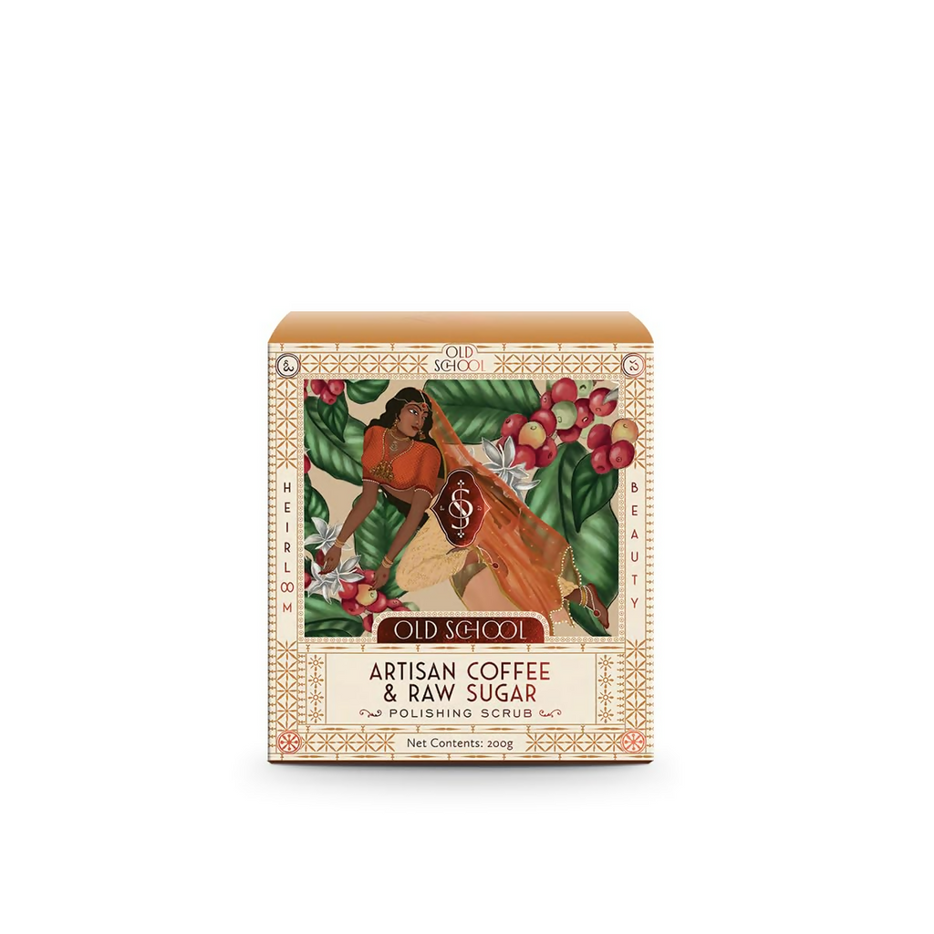 Old School Rituals Artisan Coffee & Raw Sugar Polishing Scrub