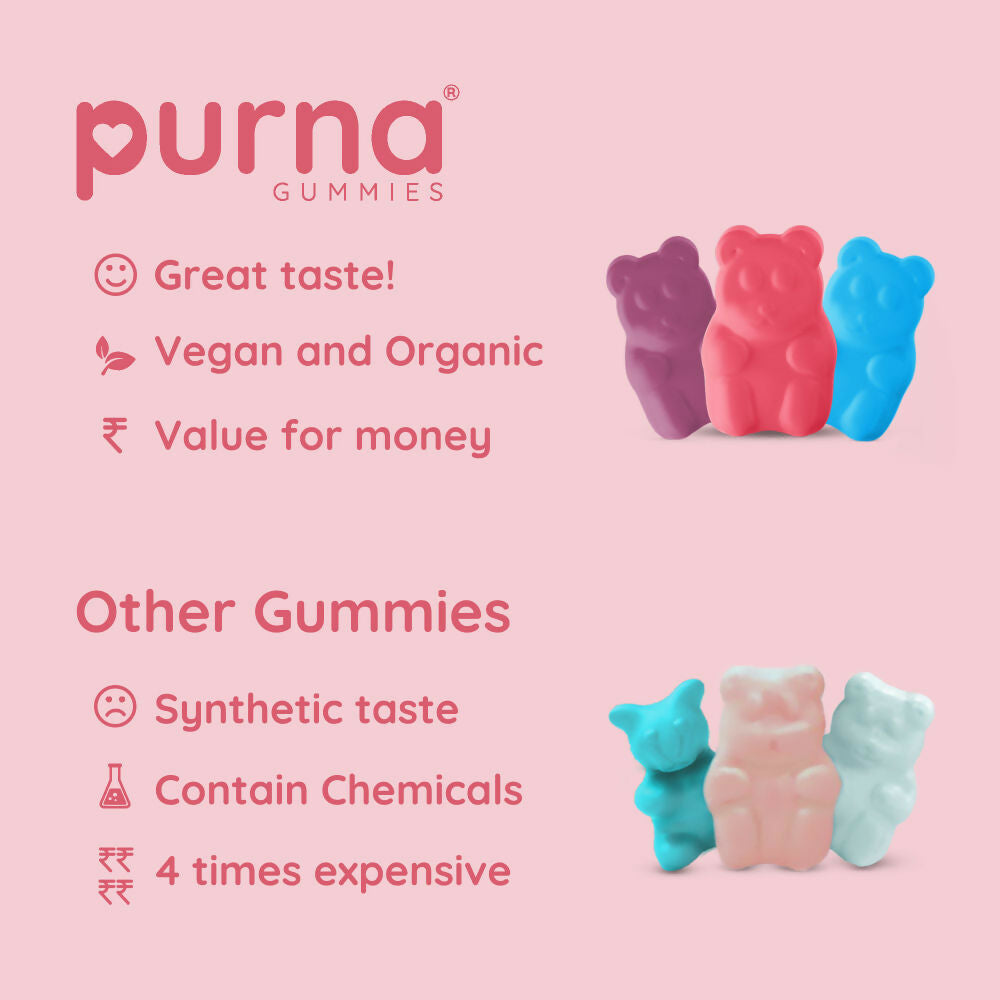 Purna Sampurna Smells Like Teen Spirit Collagen Peptides Gummies - Watermelon