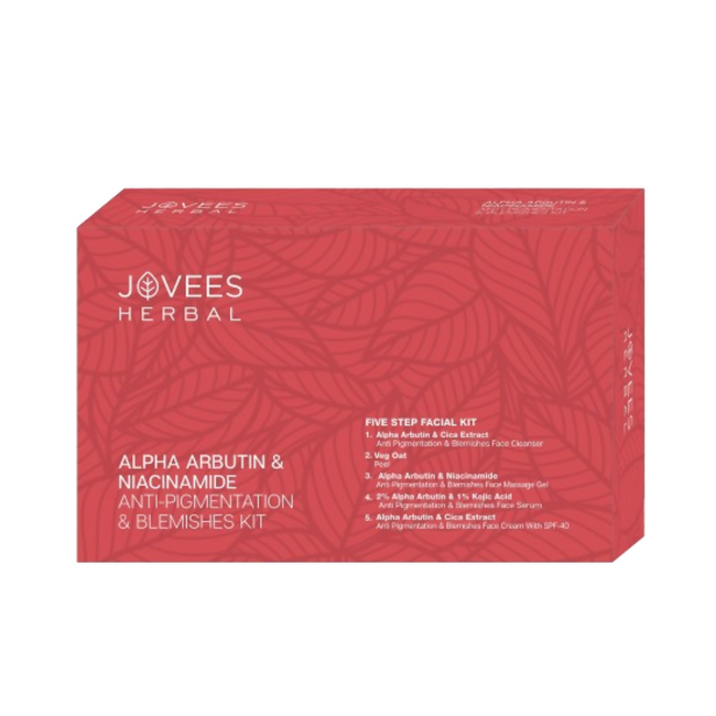 Jovees Alpha Arbutin & Niacinamide Anti Pigmentation & Blemishes Facial Kit Hover Image