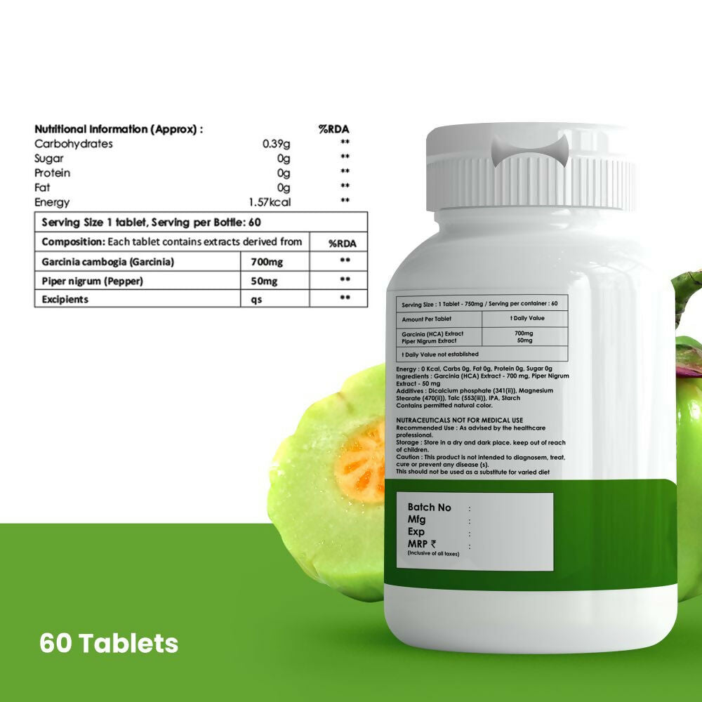 HappyMillions Garcinia & Pepper Weight Loss Tablets